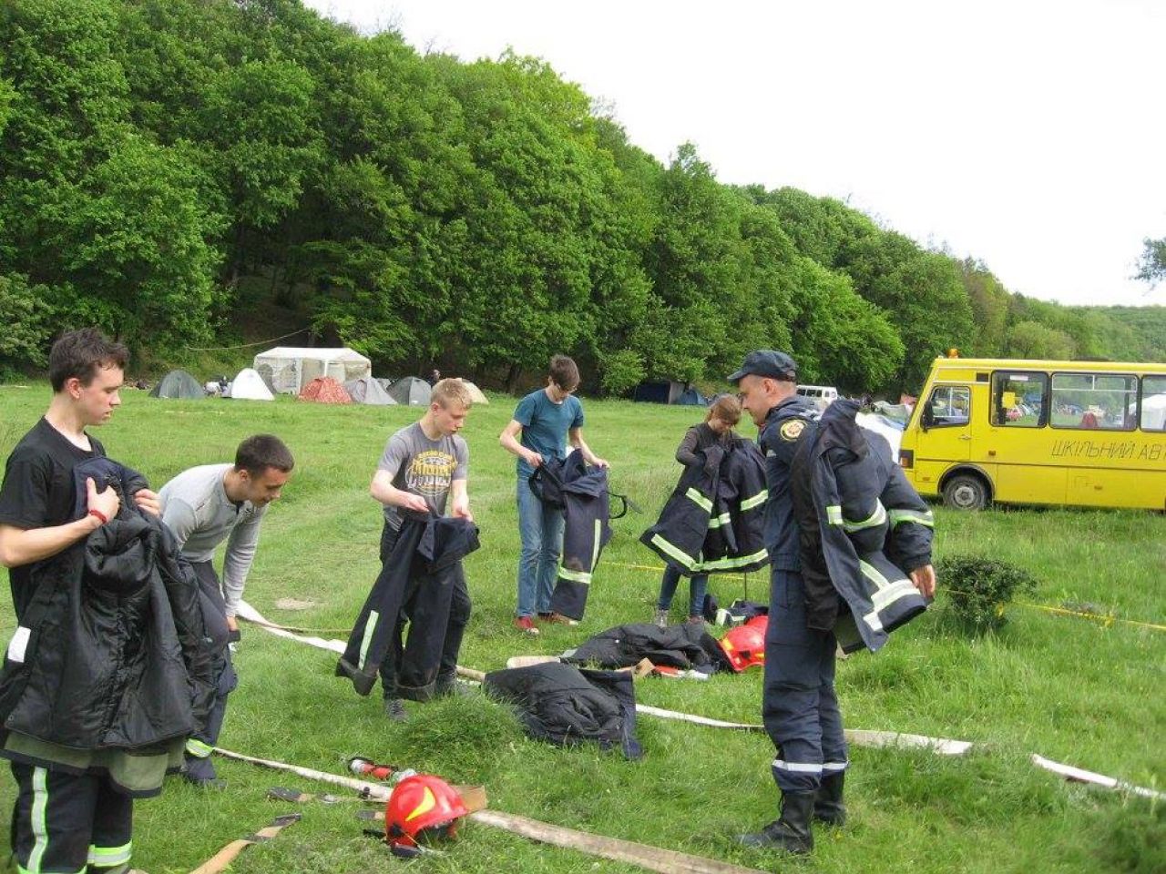 Команда села Городище здобула срібло у змаганнях юних рятувальників