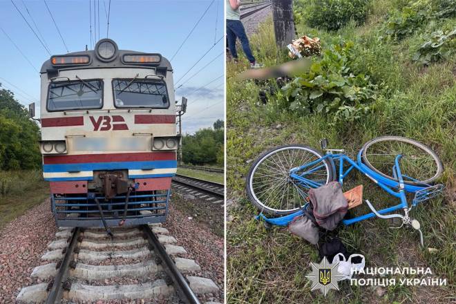 Смертельна ДТП на коліях: велосипедист загинув під колесами електропотяга