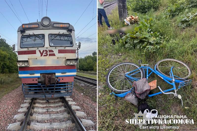 Смертельна ДТП на коліях: велосипедист загинув під колесами електропотяга