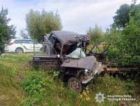 Житель Шепетівщини не впорався з керуванням та зіткнувся з деревом