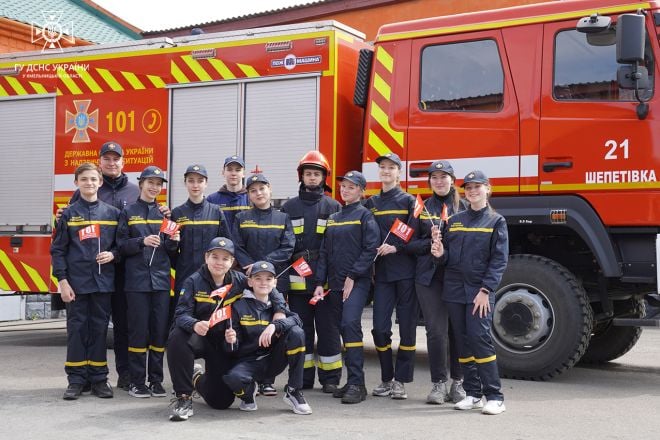 У Шепетівці юні рятівники переймали досвід професійних рятувальників