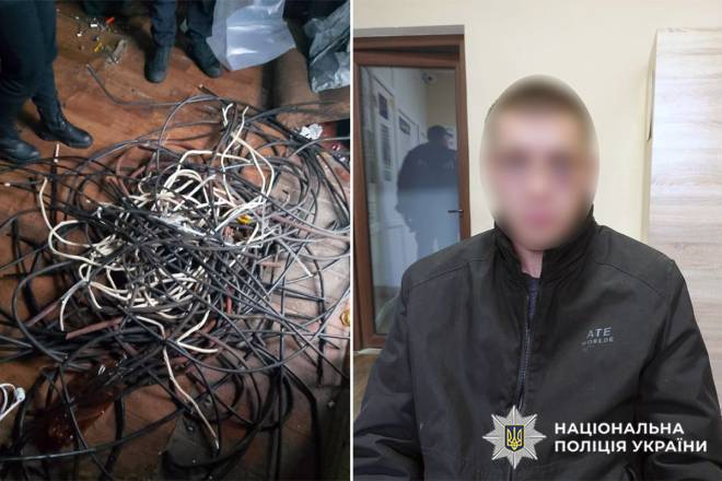 Вкрав із вагонного депо у Шепетівці 100 м електрокабелю та здав його як брухт