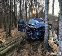 Трагічне ДТП: житель Шепетівщини загинув внаслідок зіткнення із деревом
