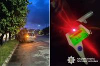 У Шепетівці п’яний водій виїхав на бордюр: поліція була поряд