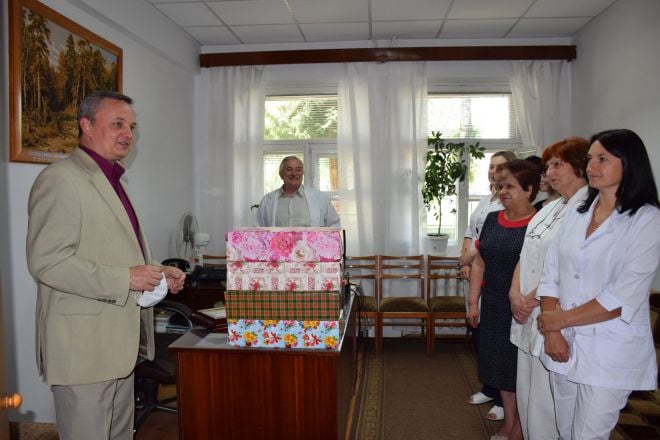 Міський голова привітав колектив вузлової лікарні з професійним святом