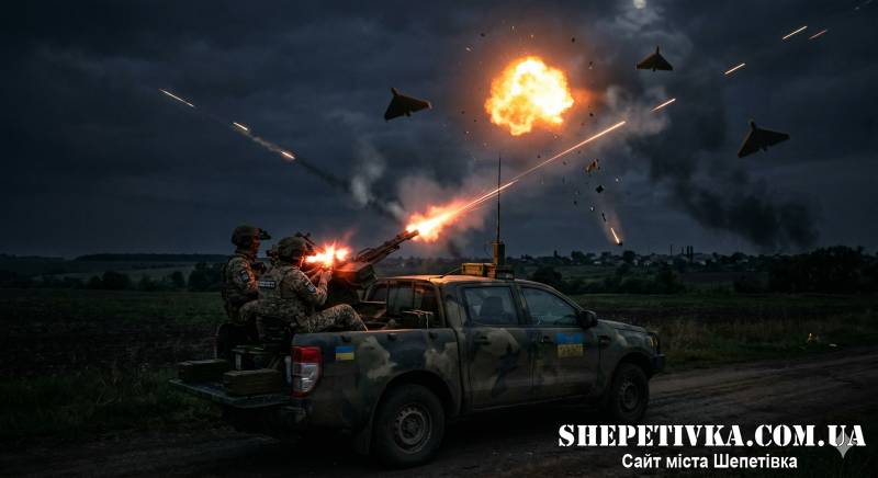 Минулої доби над Хмельниччиною була збито чи подавлено 31 ворожий БпЛА