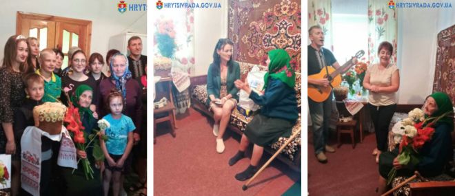 Жителька села Устянівка відзначила свій 95-ий рік народження