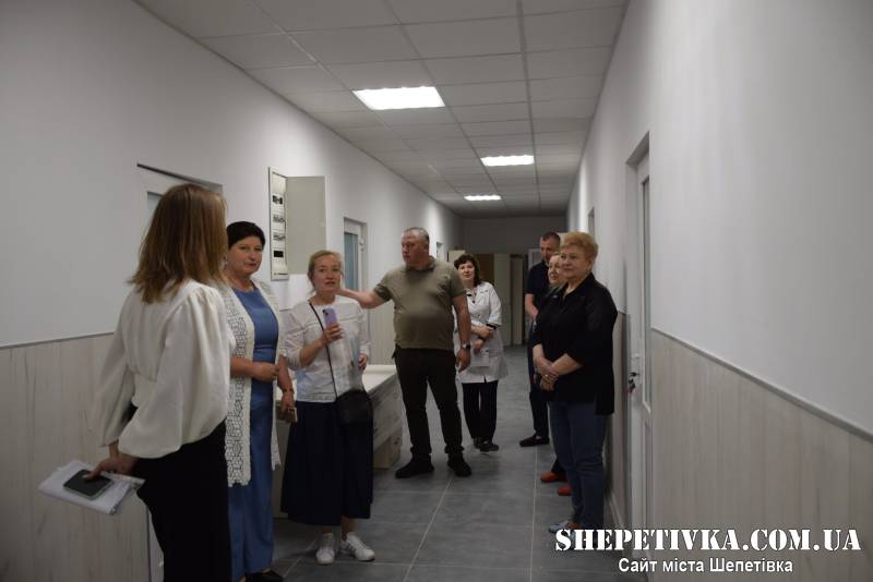 У Шепетівці інспектували ремонт амбулаторії загальної практики сімейної медицини