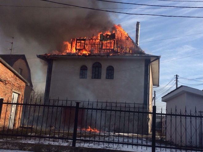 У Шепетівці горів Молитовний будинок