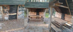 Невідомі підпалили бесідку у селищі Косецькому