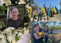 На Шепетівщині у засвіти провели воїна Михайла Павловича Корнійчука