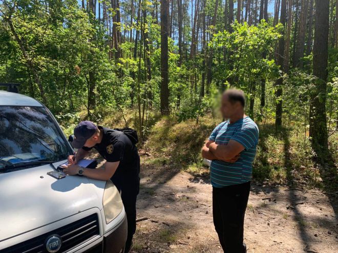 У шепетівському лісі оштрафували порушника правил пожежної безпеки