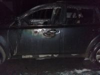 На вулиці Героїв Небесної Сотні горів автомобіль