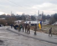 Село Городище провело у засвіти воїна Березюка Дениса Сергійовича