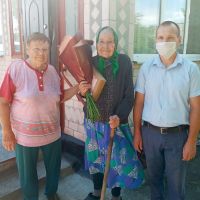 Привітали ювілярку з 90-річчям