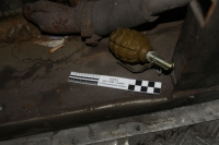 Зупинили рух потягу через гранату