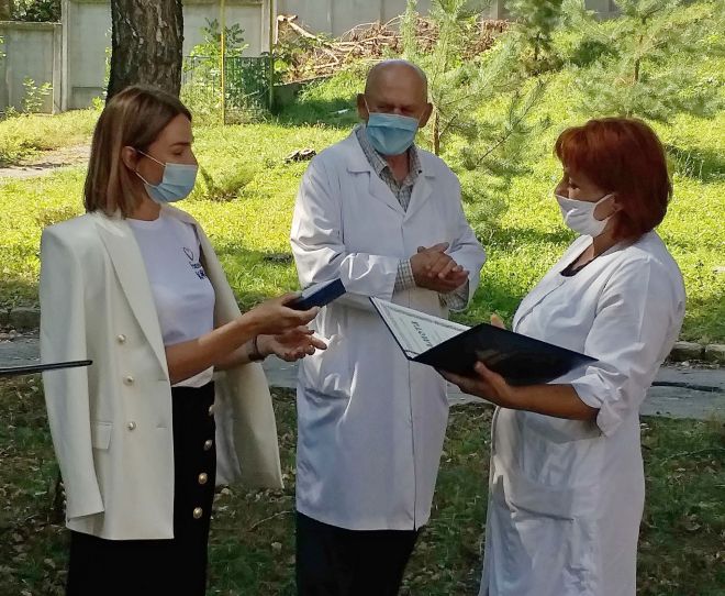 Віолета Лабазюк: Фонд «Ми поруч» постійно допомагає медичним закладам