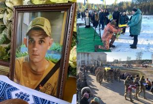 У Славутській громаді провели в останню земну дорогу добровольця Дмитра Глобіна