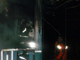 У Судилкові горіла господарча будівля