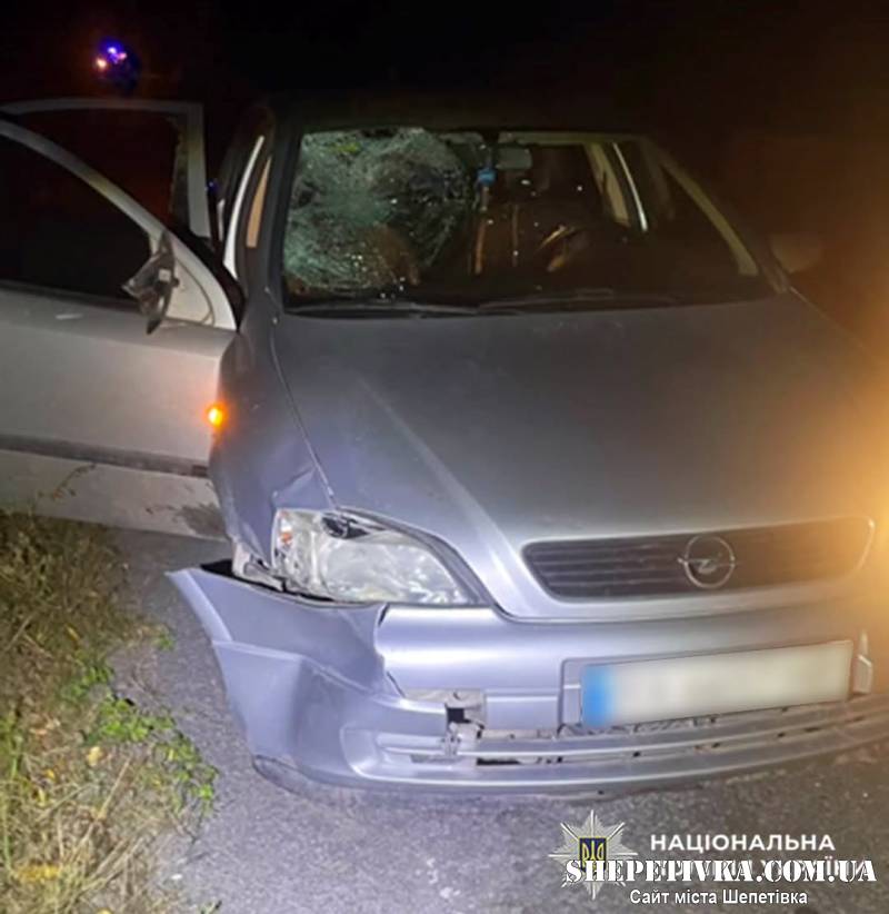 Смертельна ДТП на Шепетівщині: нетверезий водій збив на смерть 55-річного пішохода