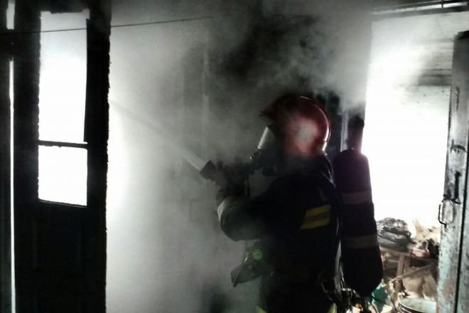 В Орлинцях гасили пожежу житлового будинку