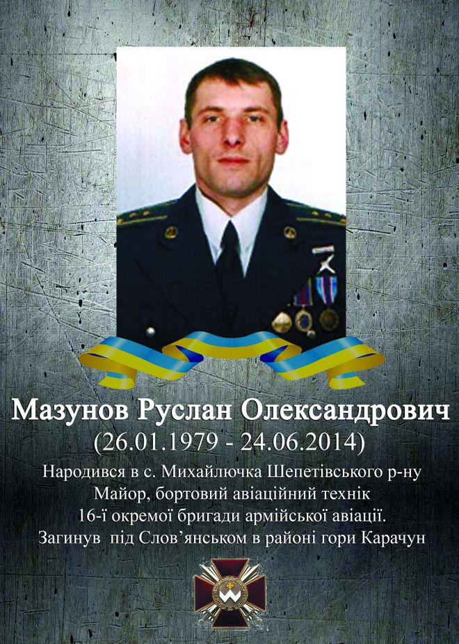 Руслан Мазунов - Герой Українського Неба