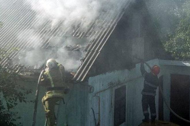 У Судилкові горів житловий будинок