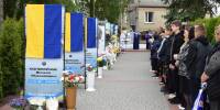 У Пліщині ще три портрети загиблих земляків поповнили Алею Пам’яті