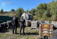 На Хмельниччині викрито підпільне виробництво пального з автомобільних шин