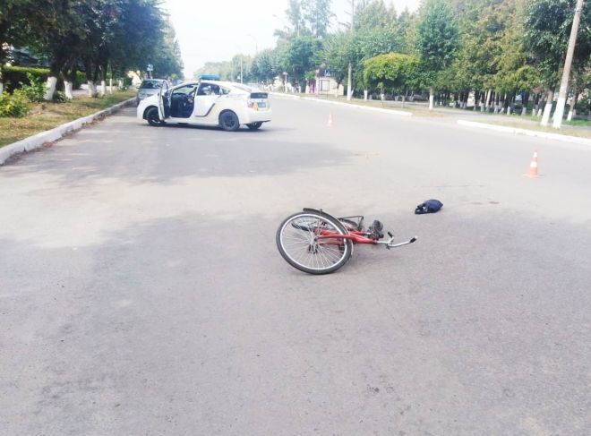 Неподалік шепетівського басейну збили велосипедиста