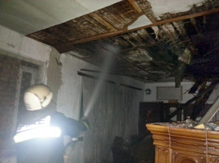 Зайнявся будинок по вулиці Річній