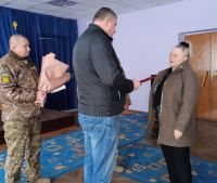 Вдові загиблого Сави Олійника вручили посмертний орден чоловіка