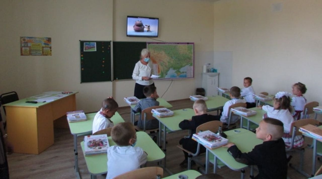 Новозбудована школа у Корчику вперше приймала учнів
