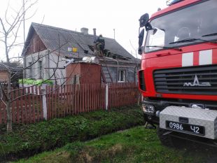 У Косецькому мікрорайоні горів приватний будинок