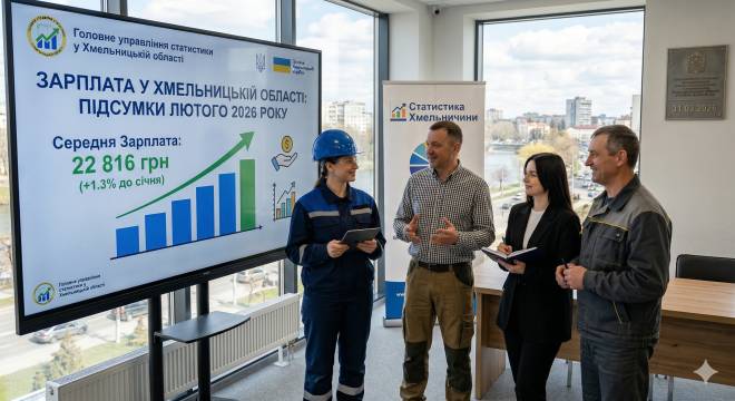 Середня зарплата на Хмельниччині перевищила ₴22,8 тисячі: де платять найбільше