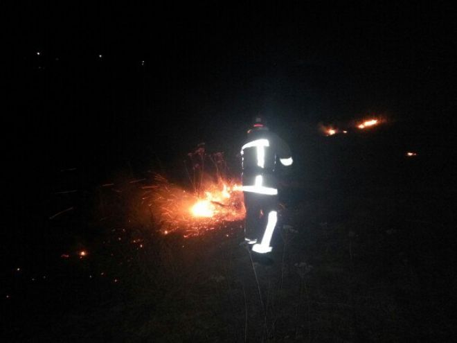 Пожежники знову ліквідовували пожежу сухостою