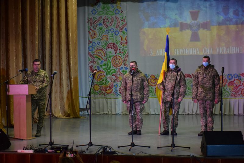 Військовослужбовці приймали вітання з нагоди 30-ї річниці з дня створення ЗСУ