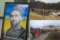 Славутська громада прощалася із захисником Валерієм Калюжним