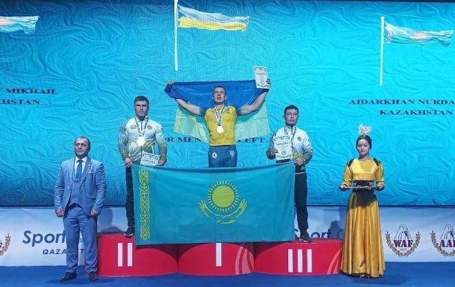 Працівник Хмельницької АЕС вдесяте став чемпіоном світу з армреслінгу