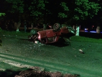 Не впорались з керуванням та в'їхали в дерево