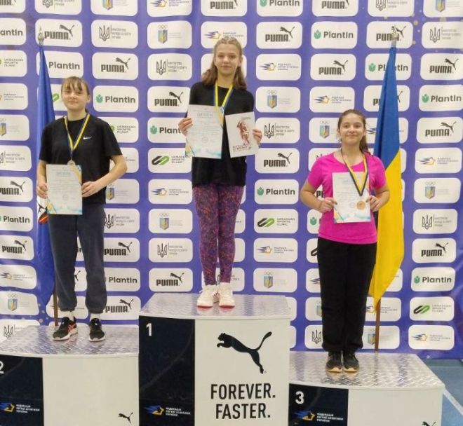 Юна шепетівчанка стала чемпіонкою України з легкоатлетичного двоборства