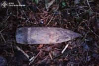 На Шепетівщині піротехніки ДСНС знищили артилерійський снаряд