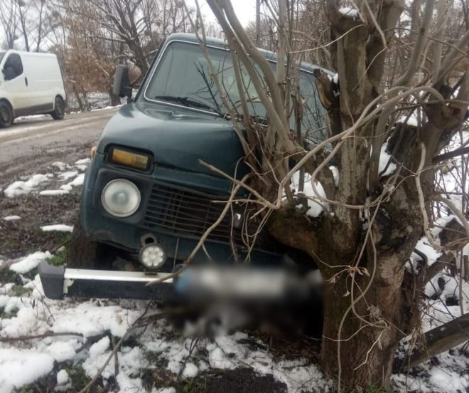 Випив, вирішив покататись на чужому авто та зіткнувся з деревом