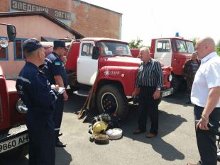 Відбувся огляд місцевих пожежних команд району