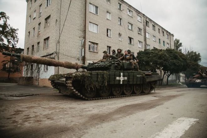 ЗСУ в м. Ізюм після російської окупації