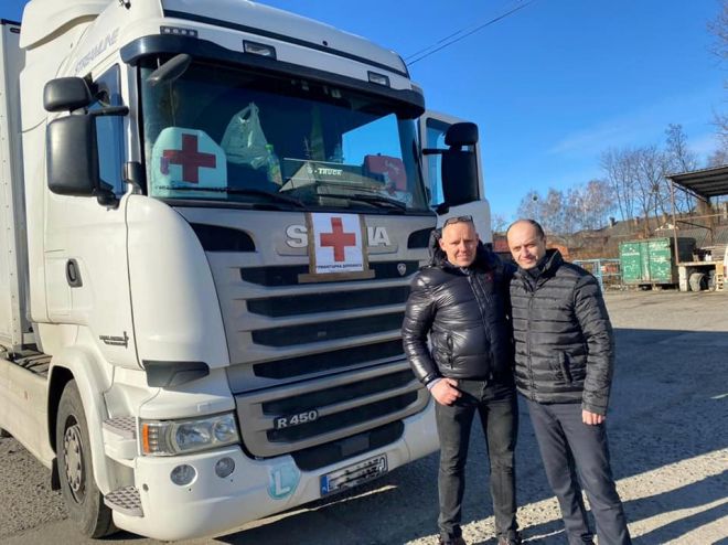Польське місто Лович зібрало 13 тон гуманітарної допомоги Шепетівці