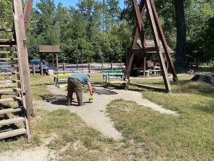 Лісівники проводять реконструкцію в зоні відпочинку «Лісовий кордон»
