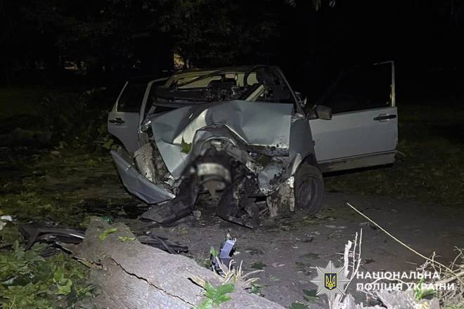 У Шепетівці авто влетіло в дерево: водія та двох пасажирів було госпіталізовано