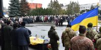 У Шепетівці прощались із артилеристом Гринем Андрієм Руслановичем