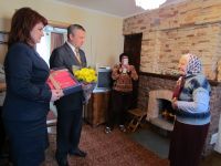 У Шепетівці вітали ще одного довгожителя з ювілеєм